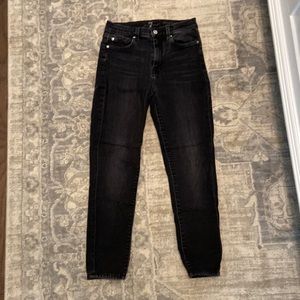 7 For All Mankind High Waist Ankle Skinny Jean